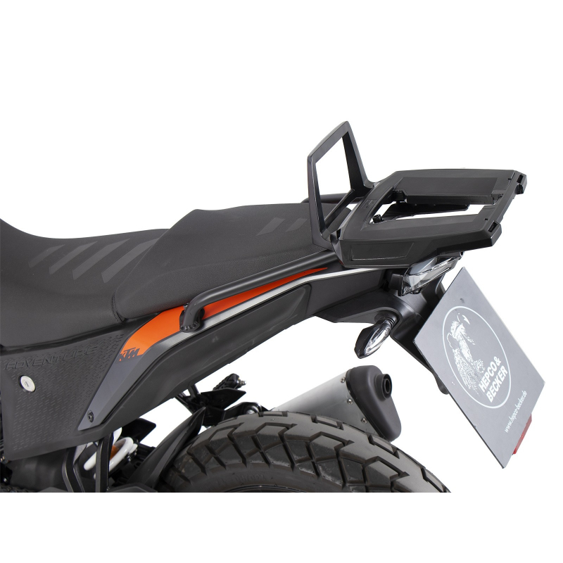 390 Adventure à partir de 2020 ✓ Support de top case Alurack Hepco-Becker