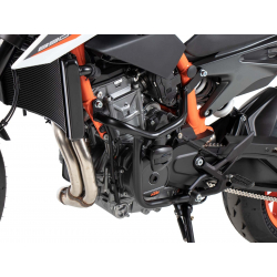 890 Duke R à partir de 2020 ✓ Pare carters Hepco-Becker Noir