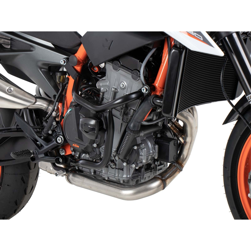 890 Duke R à partir de 2020 ✓ Pare carters Hepco-Becker Noir