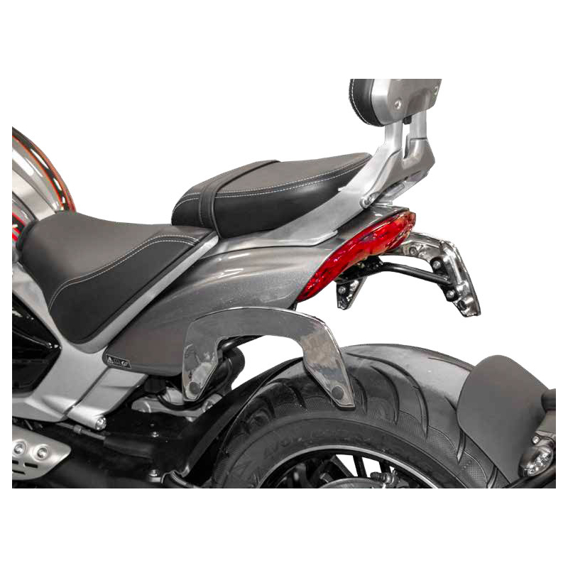 Rocket III R / GT 2500 à partir de 2020 ✓ Supports de sacoches type C-Bow Hepco-Becker Chromé
