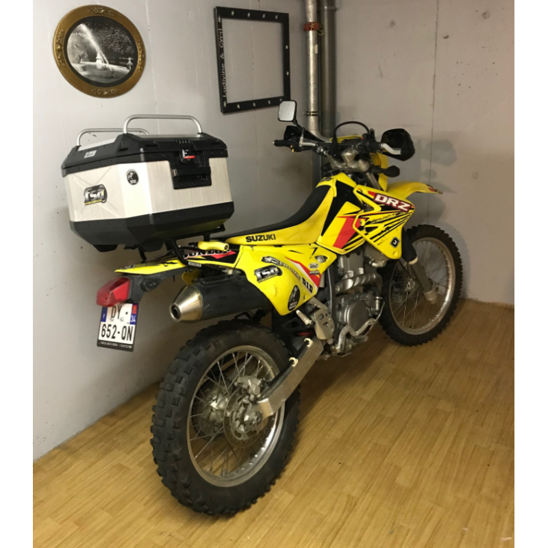 DR-Z 400 / S 2000-2005 ✓ Support de top case tubulaire Hepco-Becker