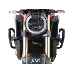 CB 650 R 2021- ✓ Pare carters avec tampon de protection Hepco-Becker