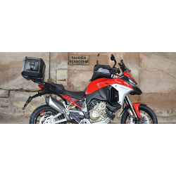 Multistrada V4 / S / S Sport 2021-2024 ✓ Support de top case Alurack Hepco-Becker