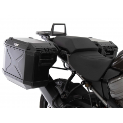 Pan America 1250 à partir de 2020 ✓ Ensemble supports + valises Xplorer Cutout Set - Noir