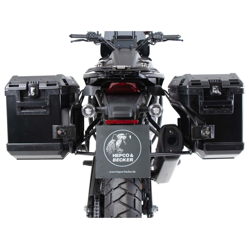 Pan America 1250 à partir de 2020 ✓ Ensemble supports + valises Xplorer Cutout Set - Noir