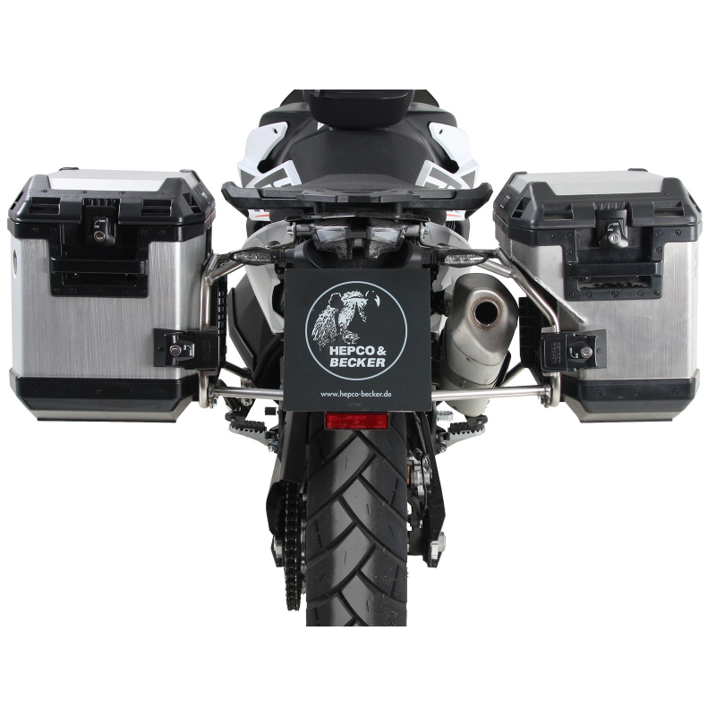 890 Adventure à partir de 2021 ✓ Ensemble supports + valises Xplorer Cutout Set - Alu