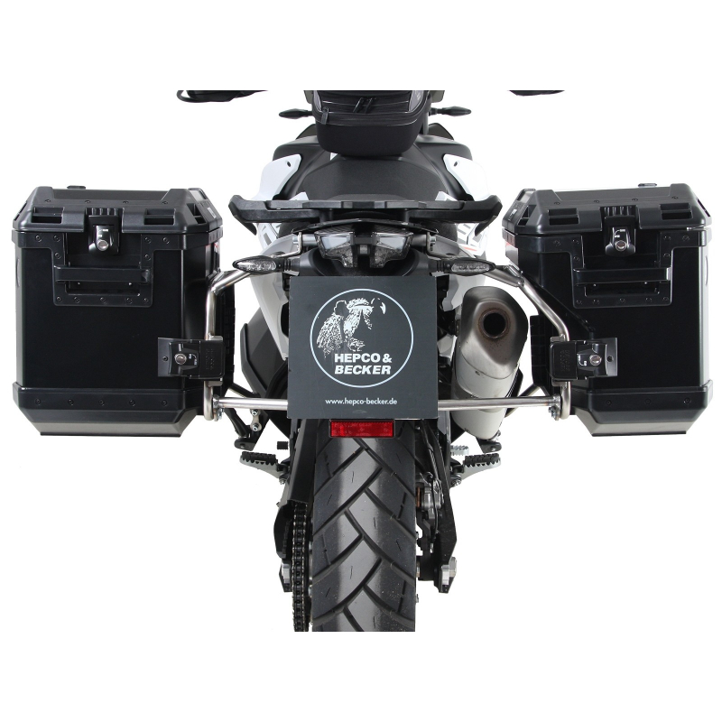 890 Adventure à partir de 2021 ✓ Ensemble supports + valises Xplorer Cutout Set - Noir