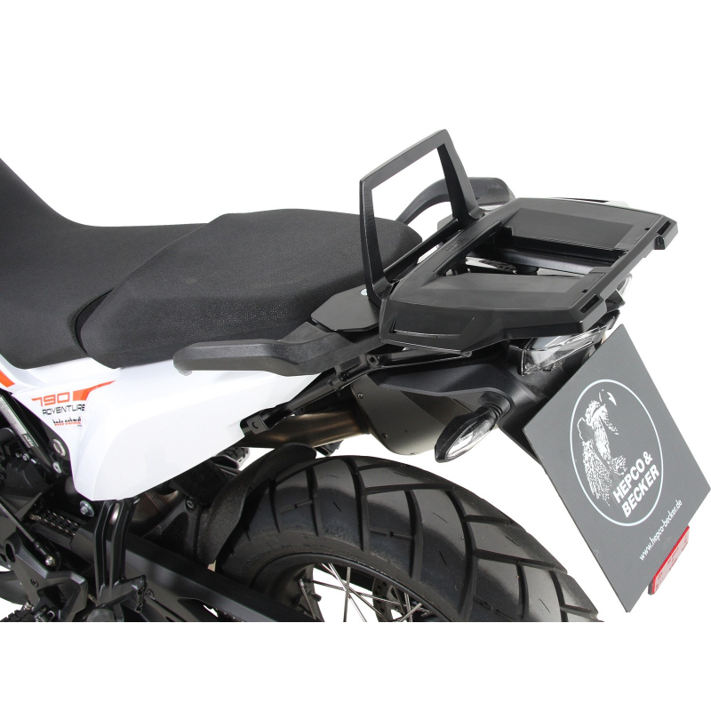 890 Adventure à partir de 2021 ✓ Support de top case Alurack pour support d'origine Hepco-Becker
