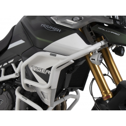 Tiger 850 Sport à partir de 2021 ✓ Protections de réservoir blanc Hepco-Becker