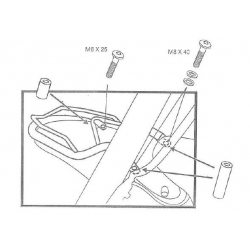 R 850 C 2000-2004 ✓ Fender guard (sauf Montauk)