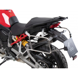 Multistrada V4 / S / S Sport à partir de 2021 ✓ Ensemble supports + valises Xplorer Cutout Set - Alu