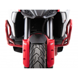 Multistrada V4 / S / S Sport 2021-2024 ✓ Pare carters Rouge Hepco-Becker