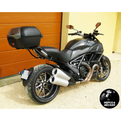Diavel à partir de 2011 ✓ Support de top case Alurack Hepco-Becker