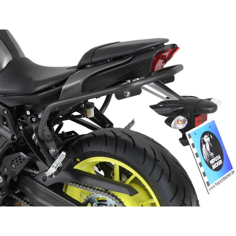 MT-07 2021-2024 ✓ Protections arrière moto école Hepco-Becker Lock-it