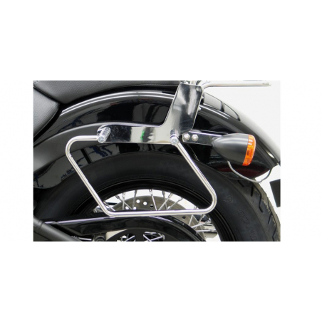 Supports Sacoches Détachables Pour Harley Softail Street Bob 2018-2021 - Déblocage Rapide, Kit Inclus