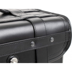 Bagagerie Hepco-Becker / Krauser ✓ Sacoche Cuir Rugged CHEST Noir HEPCO-BECKER
