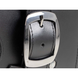 Bagagerie Hepco-Becker / Krauser ✓ Sacoche Cuir Rugged CHEST Noir HEPCO-BECKER