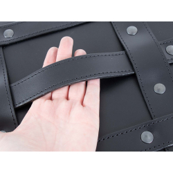 Bagagerie Hepco-Becker / Krauser ✓ Sacoche Cuir Rugged CHEST Noir HEPCO-BECKER