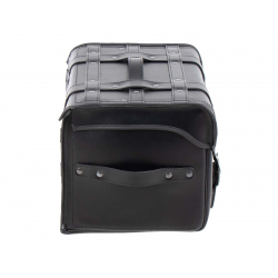 Bagagerie Hepco-Becker / Krauser ✓ Sacoche Cuir Rugged CHEST Noir HEPCO-BECKER pour Easyrack