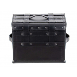 Bagagerie Hepco-Becker / Krauser ✓ Sacoche Cuir Rugged CHEST Noir HEPCO-BECKER pour Tubulaire