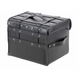 Bagagerie Hepco-Becker / Krauser ✓ Sacoche Cuir Rugged CHEST Noir HEPCO-BECKER pour Tubulaire