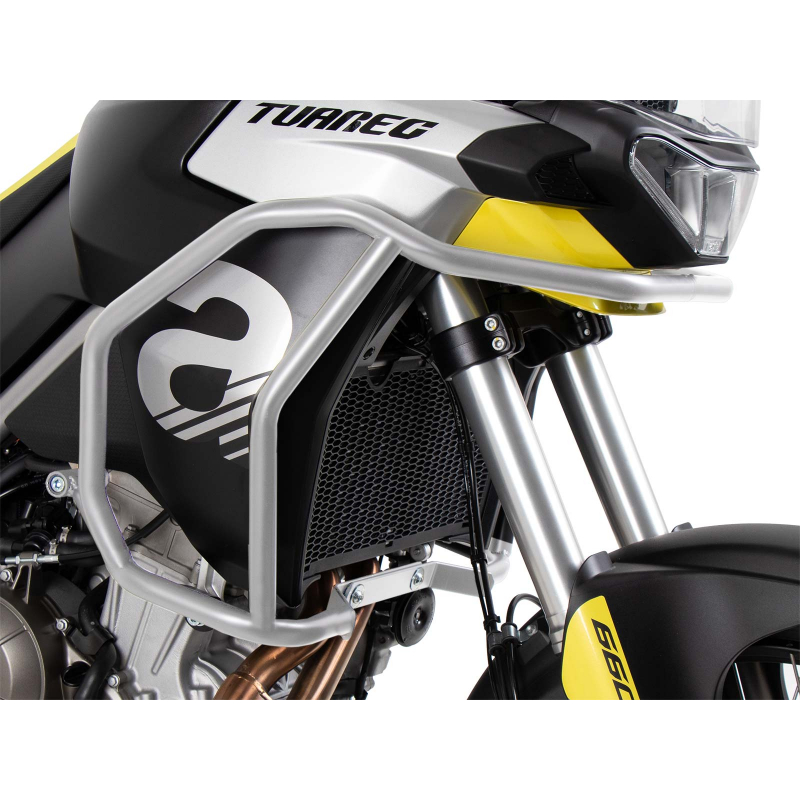 Tuareg 660 2022-2024 ✓ Protections de réservoir ARGENT Hepco-Becker