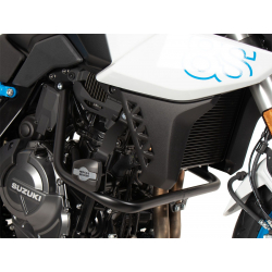 GSX-8S à partir de 2023 ✓ Pare carters noir avec tampon de protection Hepco-Becker