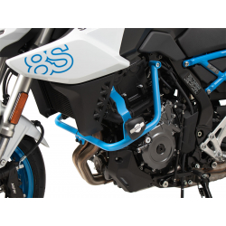 GSX-8S à partir de 2023 ✓ Pare carters bleu avec tampon de protection Hepco-Becker