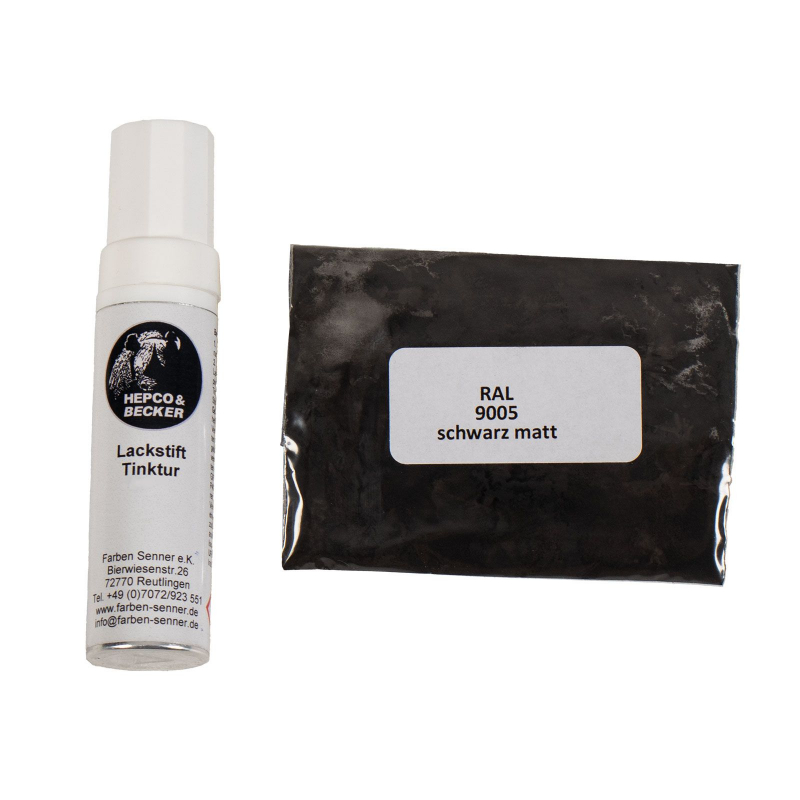 Bagagerie Hepco-Becker / Krauser ✓ Kit réparation noir mat