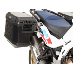 Africa Twin CRF 1100 Adventure Sports à partir de 2024 ✓ Ensemble supports + valises Xplorer Cutout Set - Noir