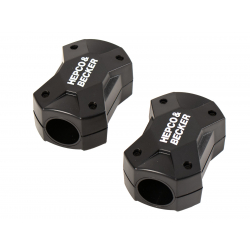 Bagagerie Hepco-Becker / Krauser ✓ JEU DE SLIDEPAD POUR BARRES DE PROTECTION MOTEUR ET RÉSERVOIR AVEC UN DIAMÈTRE DE TUBE DE ...
