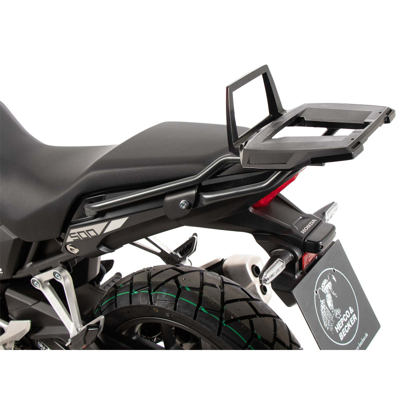 NX 500 à partir de 2024 ✓ Support de top case Alurack Hepco-Becker