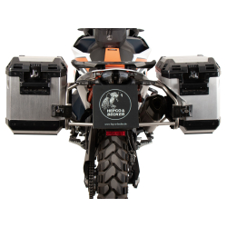 790 Adventure à partir de 2024 ✓ Ensemble supports + valises Xplorer Cutout Set - Alu