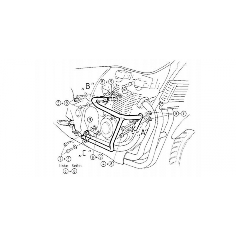 ZR 7 1999-2003 / ZR 7S 2001-2003 ✓ Pare carters Hepco-Becker