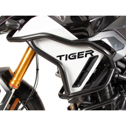 Tiger 900 Rally Pro à partir de 2024 ✓ Protections de réservoir "SOLID" noir Hepco-Becker