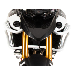 Tiger 900 Rally Pro à partir de 2024 ✓ Protections de réservoir blanc Hepco-Becker
