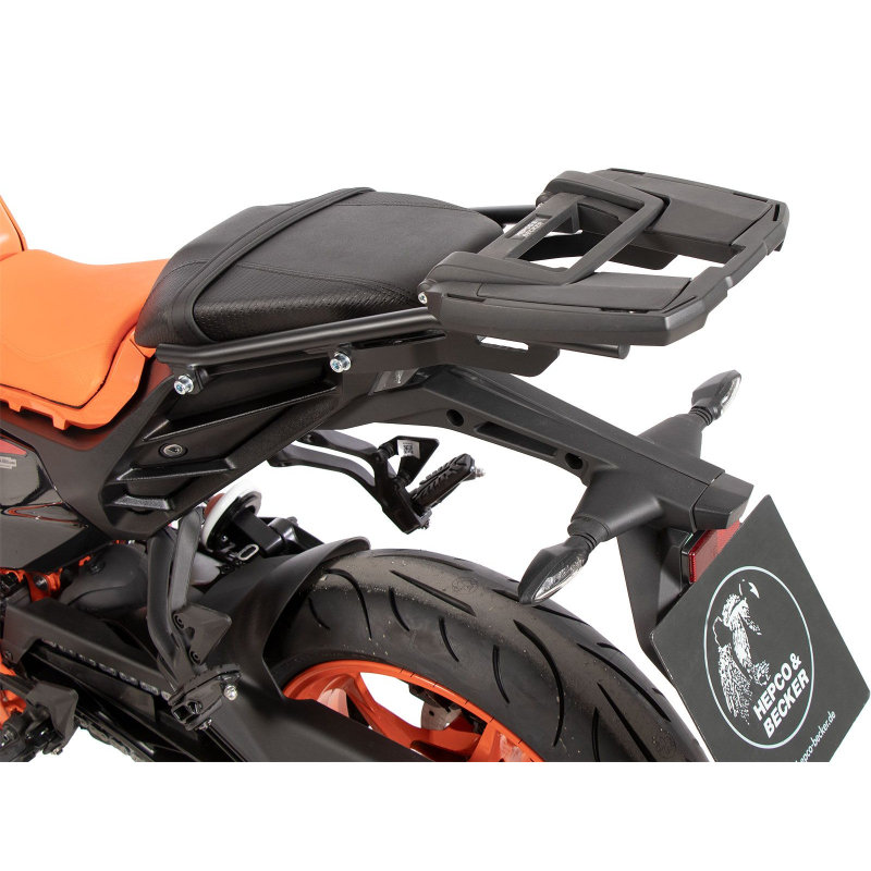 390 Duke à partir de 2024 ✓ Support de top case Easyrack Hepco-Becker