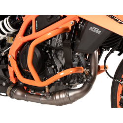 390 Duke à partir de 2024 ✓ Pare carters Orange Hepco-Becker