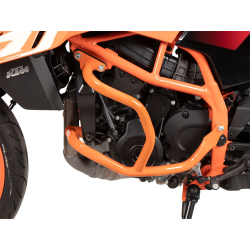 390 Duke à partir de 2024 ✓ Pare carters Orange Hepco-Becker