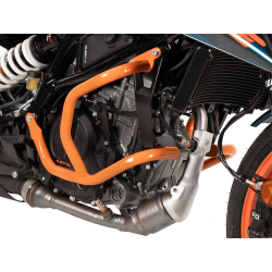 125 Duke à partir de 2024 ✓ Pare carters Orange Hepco-Becker