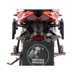 Tuono 457 à partir de 2025 ✓ Supports de sacoches type C-Bow Hepco-Becker