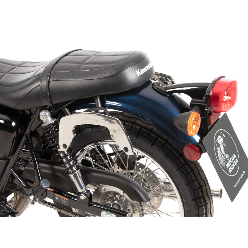 W 230 / Meguro S1 à partir de 2025 ✓ Supports de sacoches type C-Bow Hepco-Becker Chromé