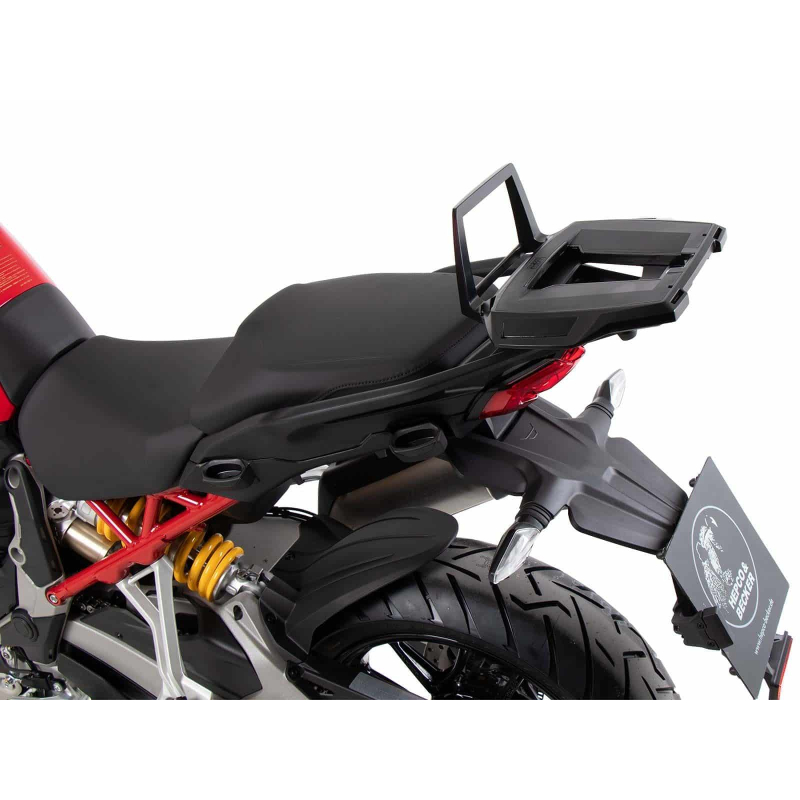 Multistrada V4 / S / Pikes Peak / Rally / RS 2025 ✓ Support de top case Alurack Hepco-Becker