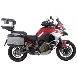 Multistrada V4 / S / Pikes Peak / Rally / RS 2025 ✓ Support de top case Alurack Hepco-Becker