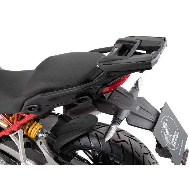Multistrada V4 / S / Pikes Peak / Rally / RS 2025 ✓ Support de top case Easyrack Hepco-Becker