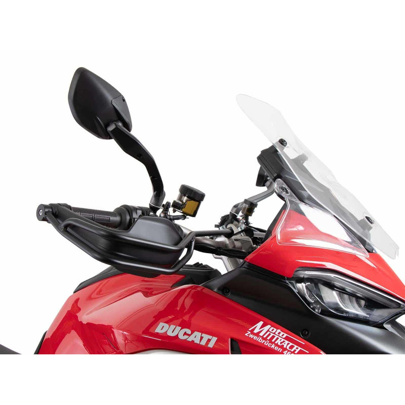 Multistrada V4 / S / Pikes Peak / Rally / RS 2025 ✓ Renforts Protege mains Noir Hepco-Becker