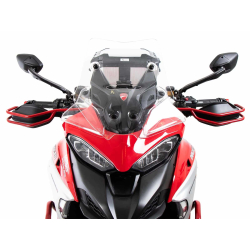 Multistrada V4 / S / Pikes Peak / Rally / RS 2025 ✓ Renforts Protege mains Rouge Hepco-Becker