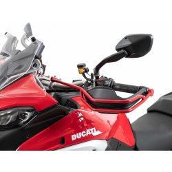 Multistrada V4 / S / Pikes Peak / Rally / RS 2025 ✓ Renforts Protege mains Rouge Hepco-Becker