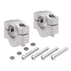 Ténéré 700 Rally à partir de 2025 ✓ Rehausseur de guidon Hepco Becker 20 mm argent