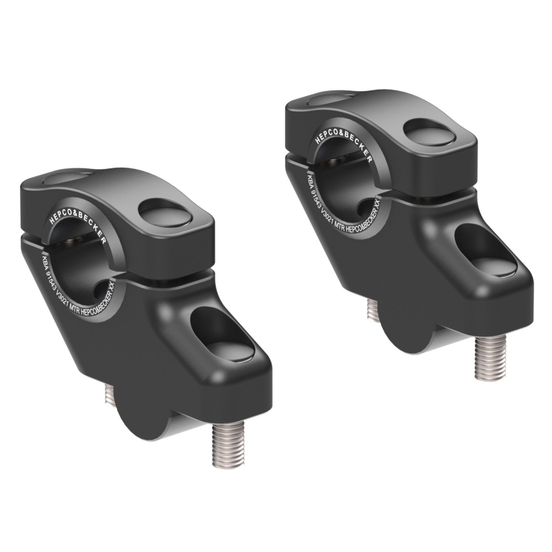 GB 350 S à partir de 2025 ✓ Rehausseur de guidon Hepco Becker 30 mm et décalage de 21 mm noir